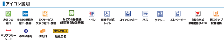 JR城崎温泉駅構内案内図アイコン